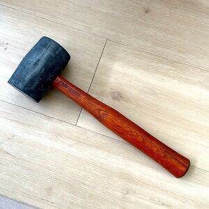 RARE VTG Craftsman Rubber Mallet 45787 Hickory Handle EUC Made in 🇺🇸